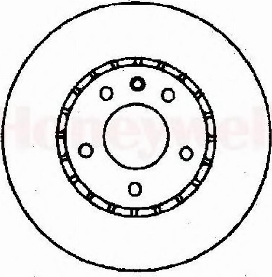 BENDIX 561406 B - Гальмівний диск autocars.com.ua