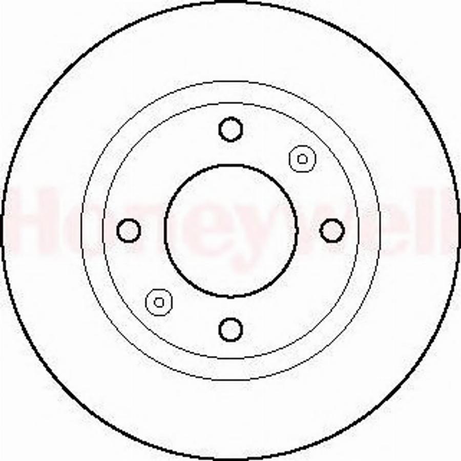 BENDIX 561411 B - Гальмівний диск autocars.com.ua