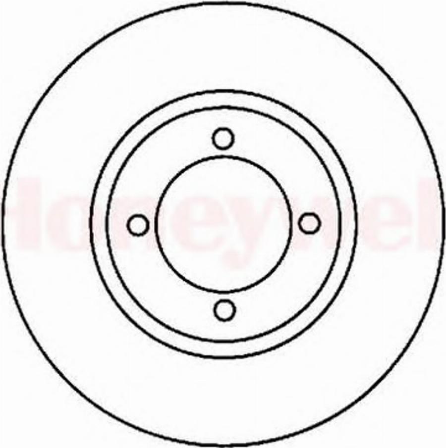 BENDIX 561430B - Тормозной диск avtokuzovplus.com.ua