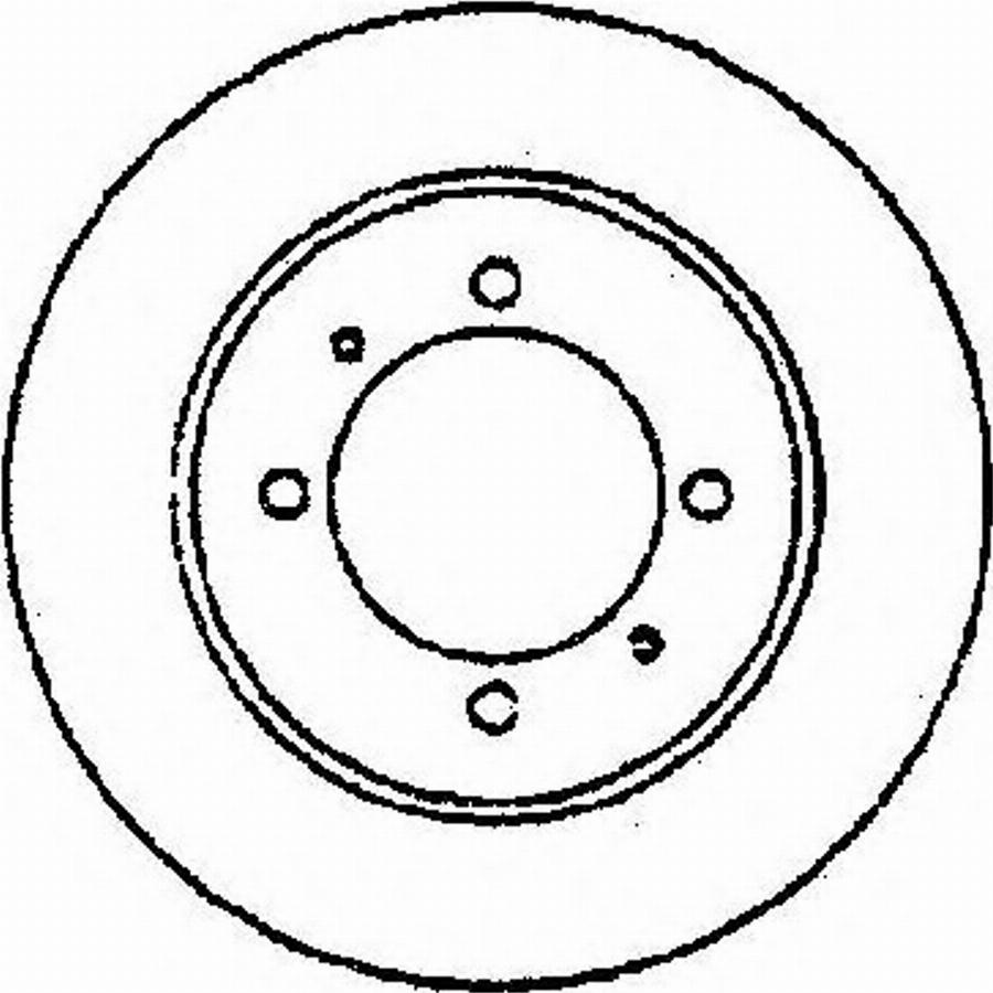 BENDIX 561487B - Гальмівний диск autocars.com.ua