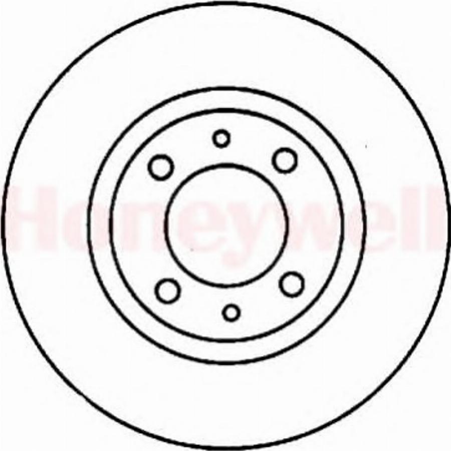 BENDIX 561501B - Тормозной диск autodnr.net