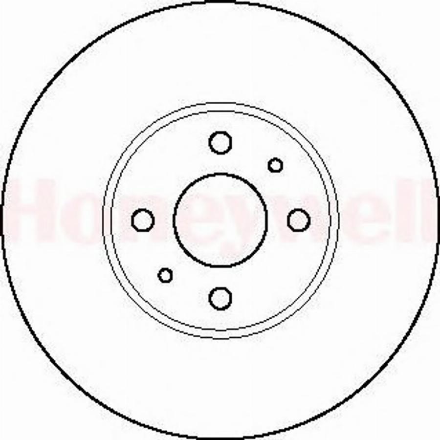 BENDIX 561517B - Гальмівний диск autocars.com.ua