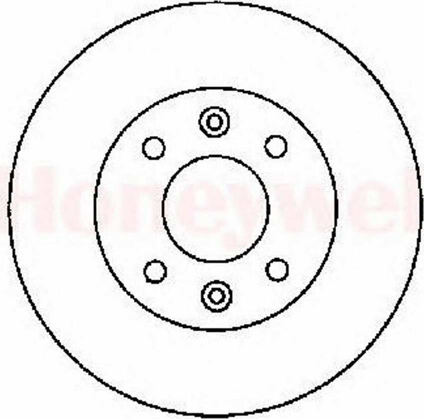 BENDIX 561534B - Тормозной диск avtokuzovplus.com.ua