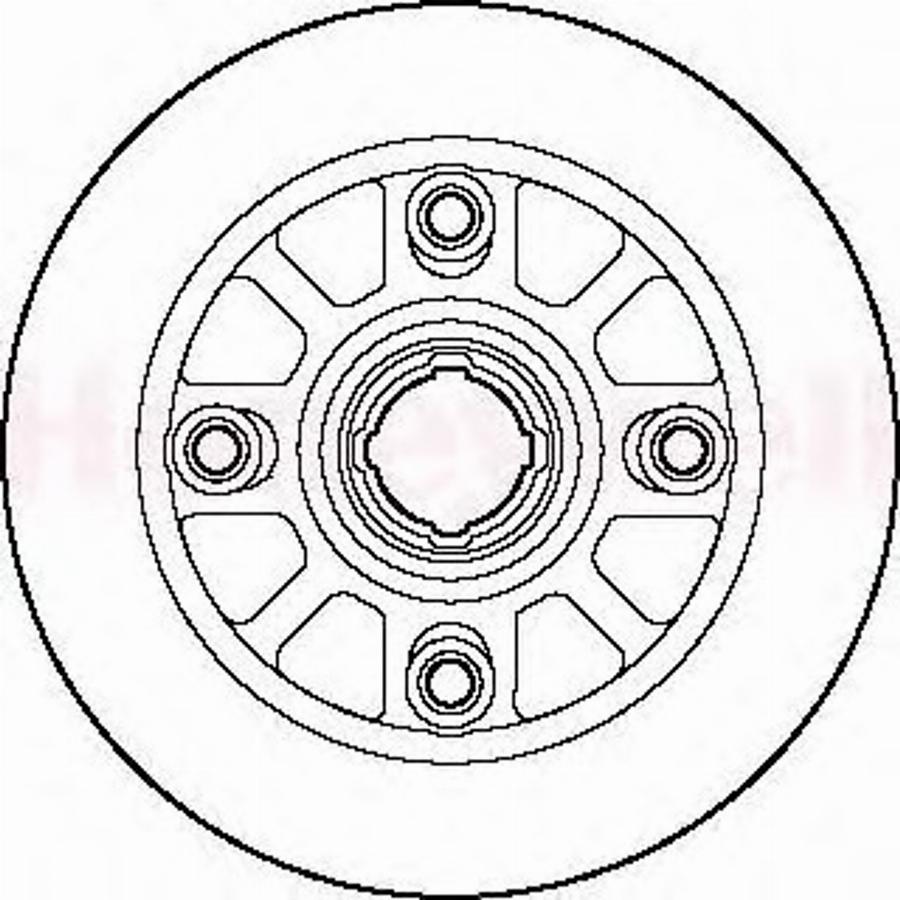 BENDIX 561540B - Тормозной диск avtokuzovplus.com.ua