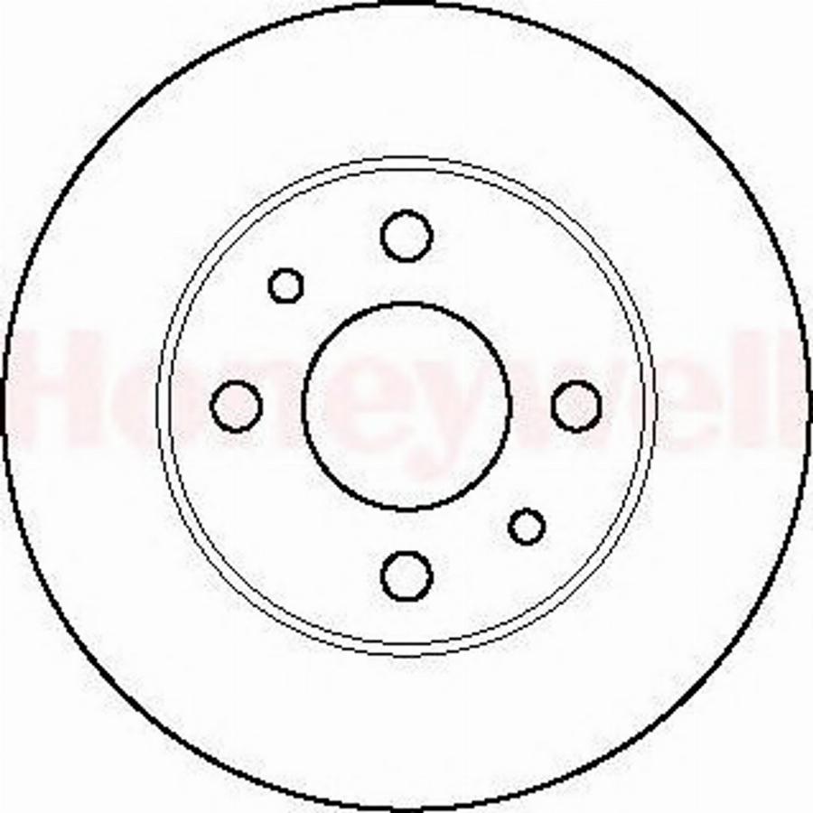 BENDIX 561582 B - Тормозной диск avtokuzovplus.com.ua