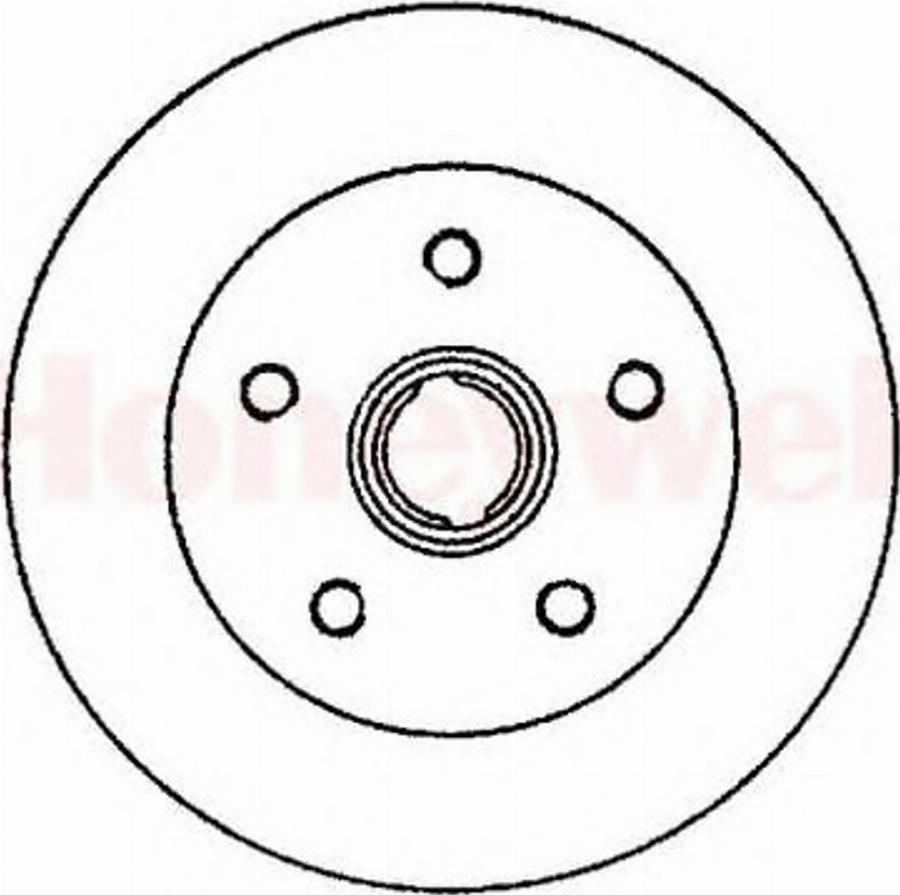 BENDIX 561620 B - Тормозной диск autodnr.net