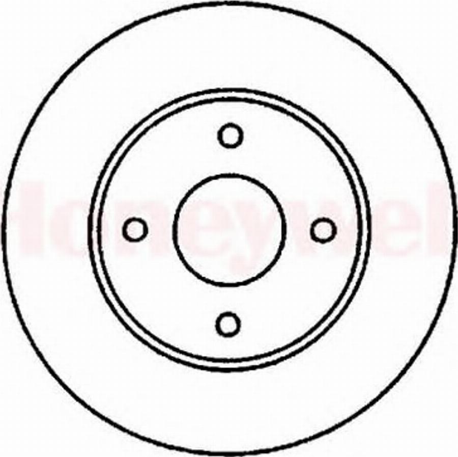 BENDIX 561626 B - Тормозной диск avtokuzovplus.com.ua