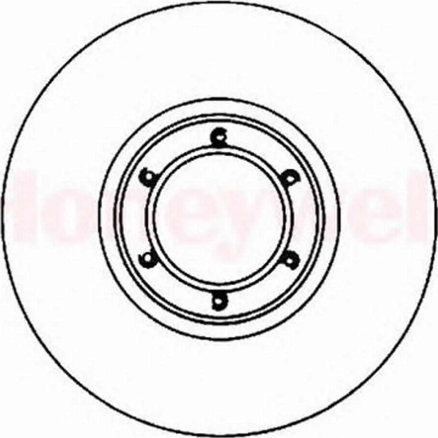 BENDIX 561643B - Тормозной диск avtokuzovplus.com.ua