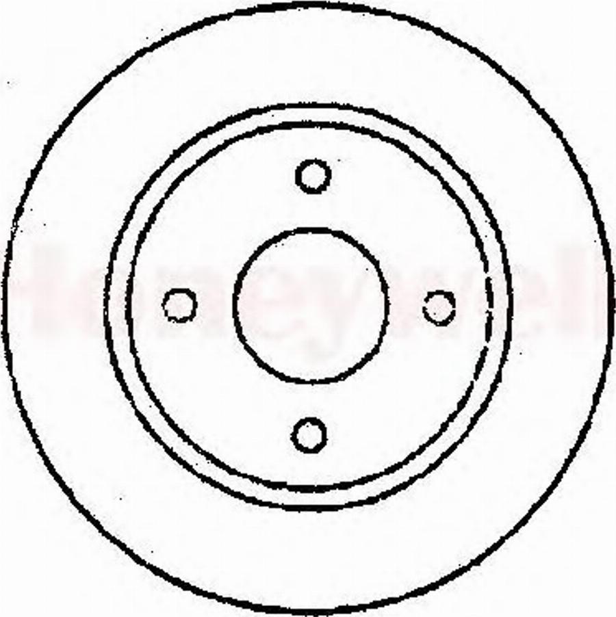 BENDIX 561663 B - Гальмівний диск autocars.com.ua