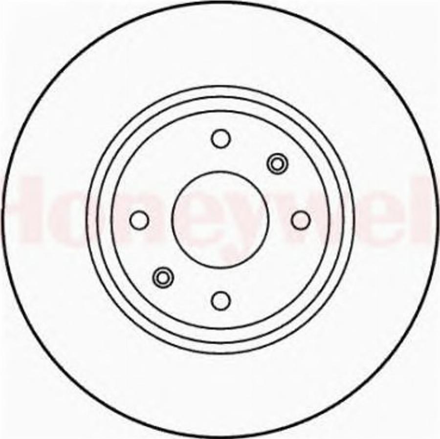 BENDIX 561705 B - Гальмівний диск autocars.com.ua