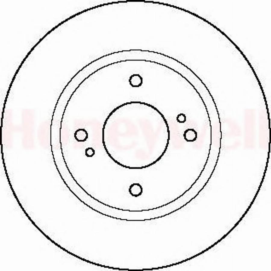 BENDIX 561725 B - Гальмівний диск autocars.com.ua