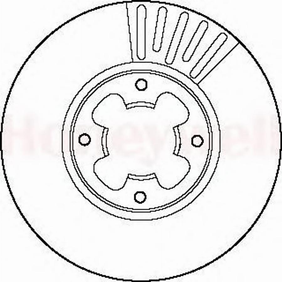 BENDIX 561737B - Тормозной диск avtokuzovplus.com.ua