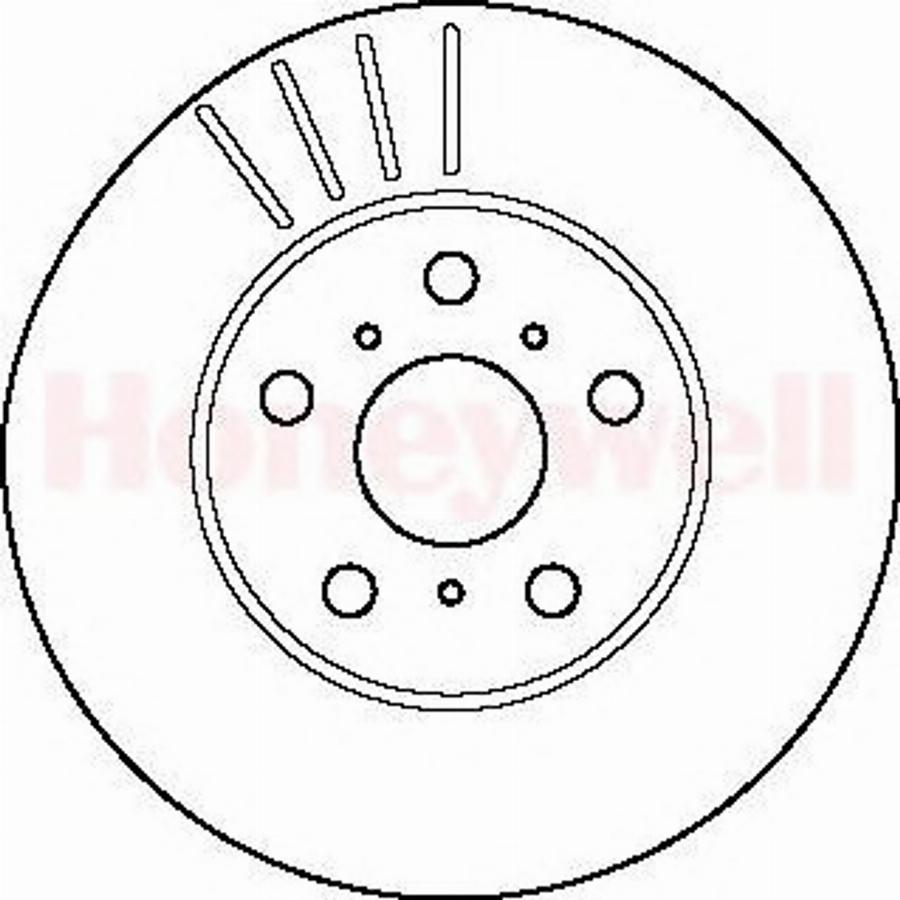 BENDIX 561808 B - Тормозной диск autodnr.net