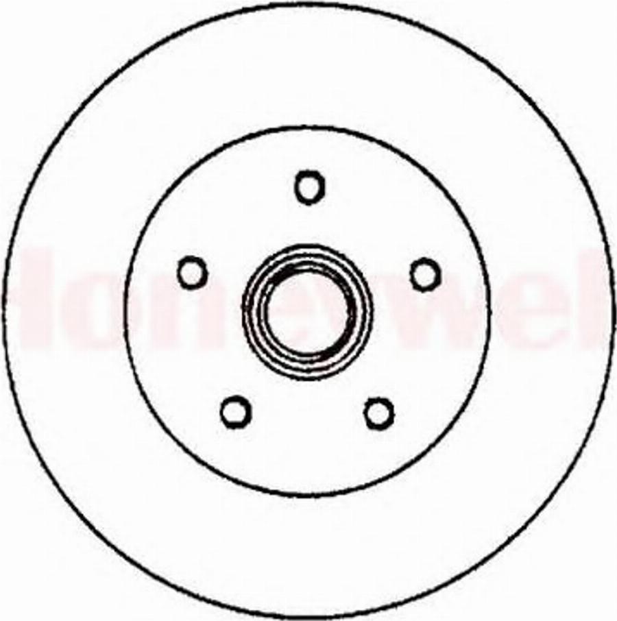 BENDIX 561829B - Гальмівний диск autocars.com.ua