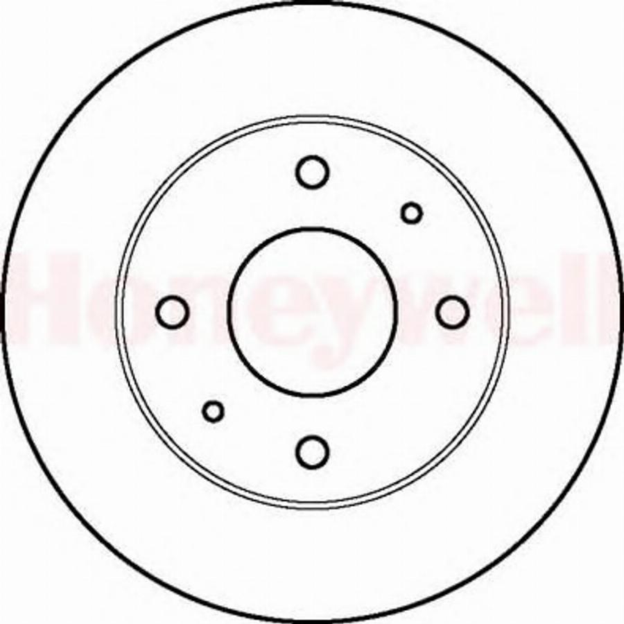 BENDIX 561861 B - Гальмівний диск autocars.com.ua