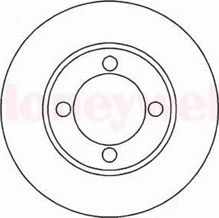 BENDIX 561882 B - Тормозной диск avtokuzovplus.com.ua