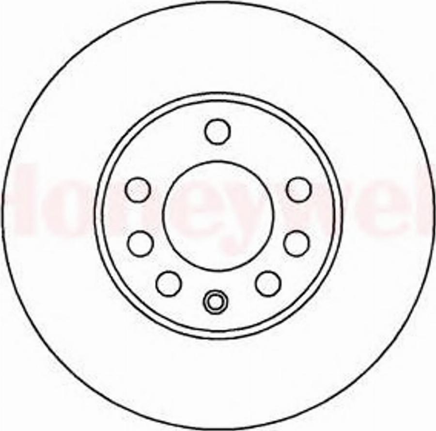 BENDIX 561960 B - Тормозной диск avtokuzovplus.com.ua