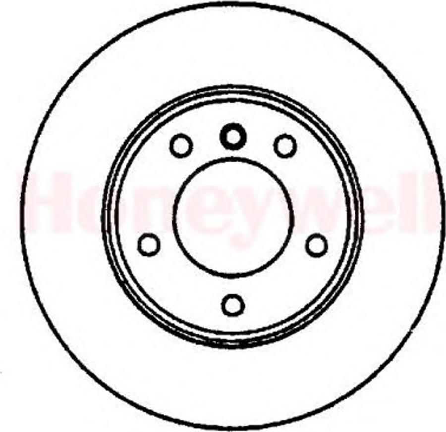 BENDIX 561965 B - Гальмівний диск autocars.com.ua