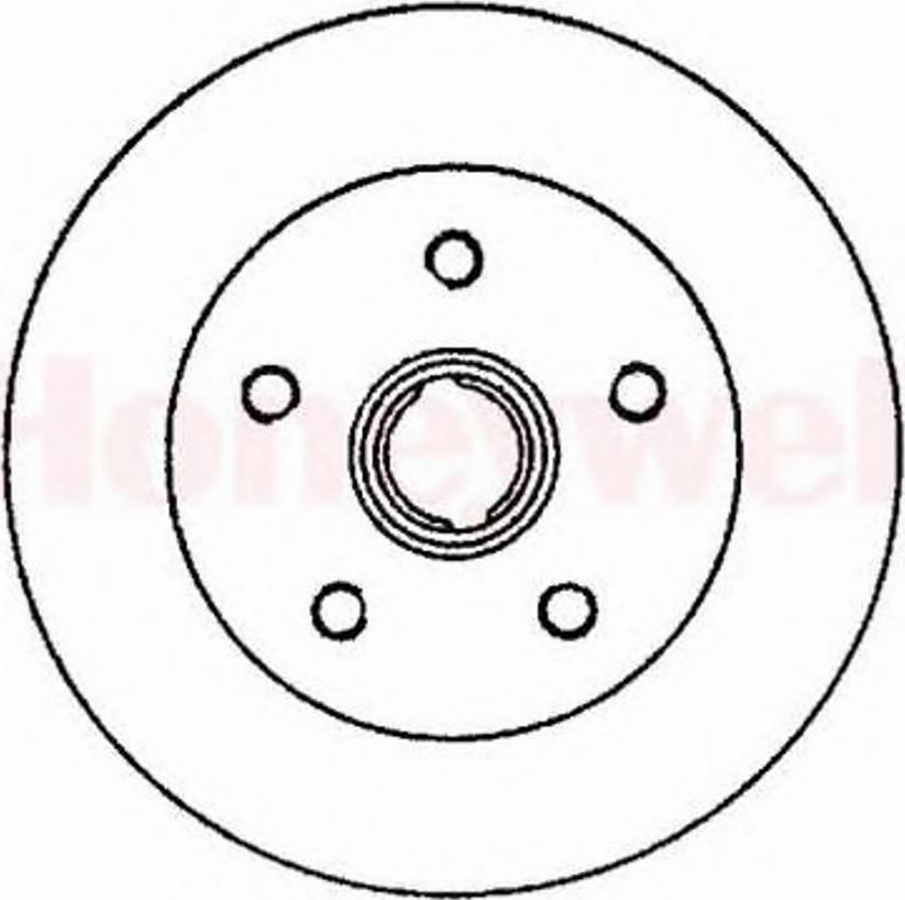 BENDIX 561982 B - Тормозной диск avtokuzovplus.com.ua