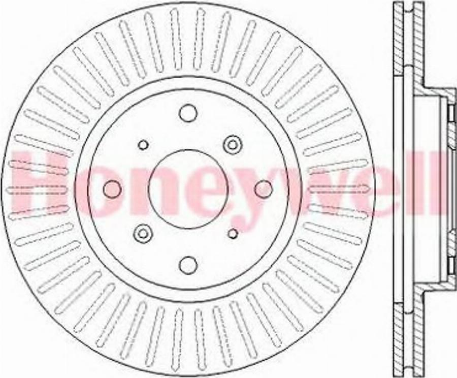 BENDIX 561993B - Тормозной диск avtokuzovplus.com.ua