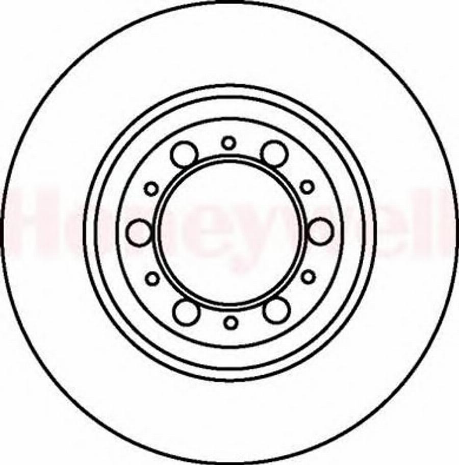 BENDIX 562063 B - Гальмівний диск autocars.com.ua