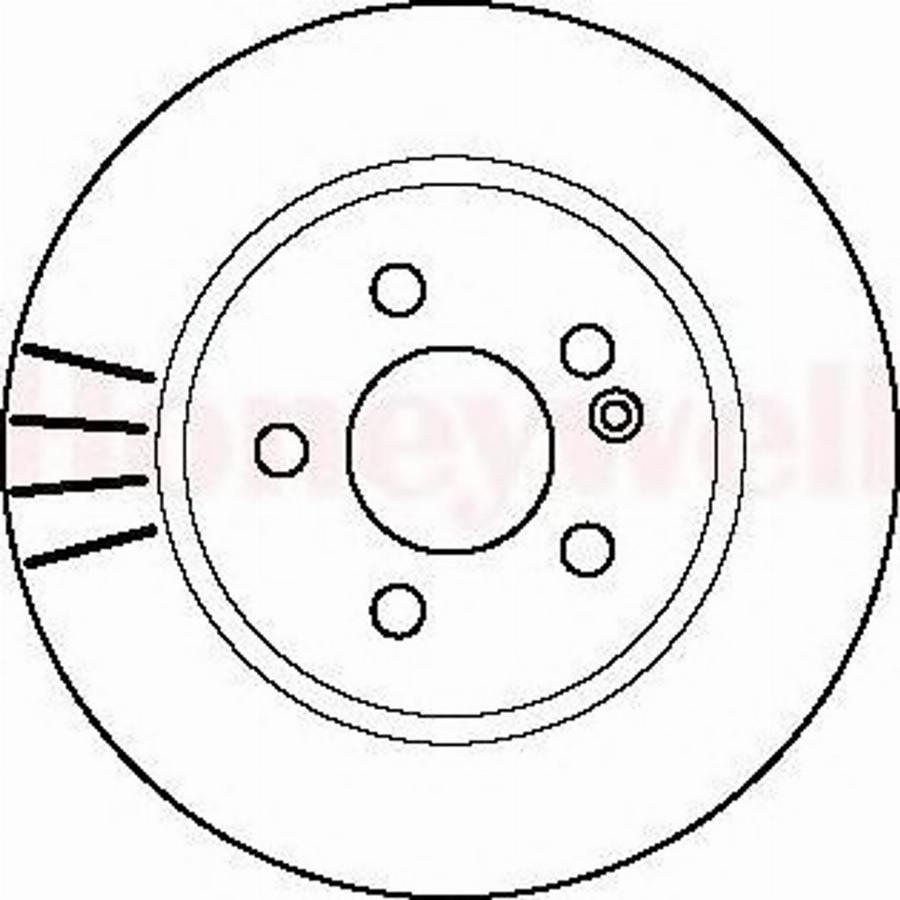 BENDIX 562099 B - Тормозной диск avtokuzovplus.com.ua