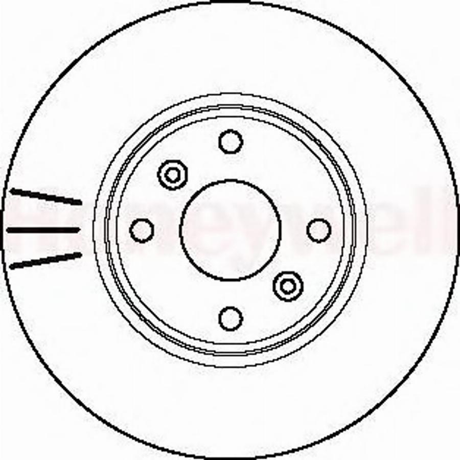 BENDIX 562103 B - Тормозной диск avtokuzovplus.com.ua