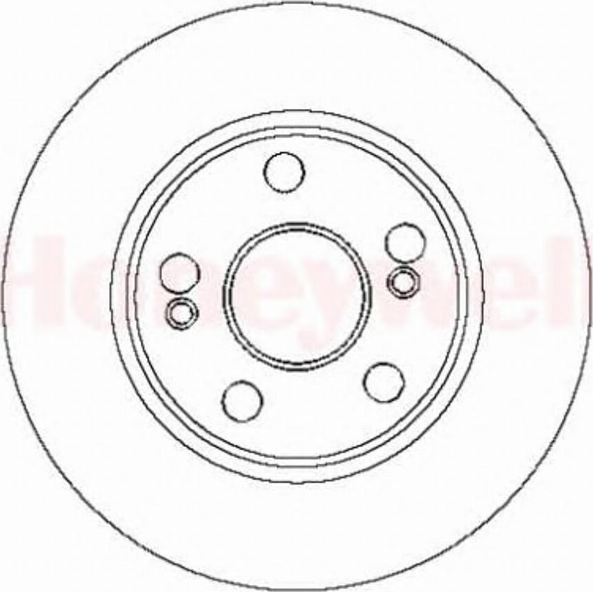 BENDIX 562104 B - Тормозной диск avtokuzovplus.com.ua