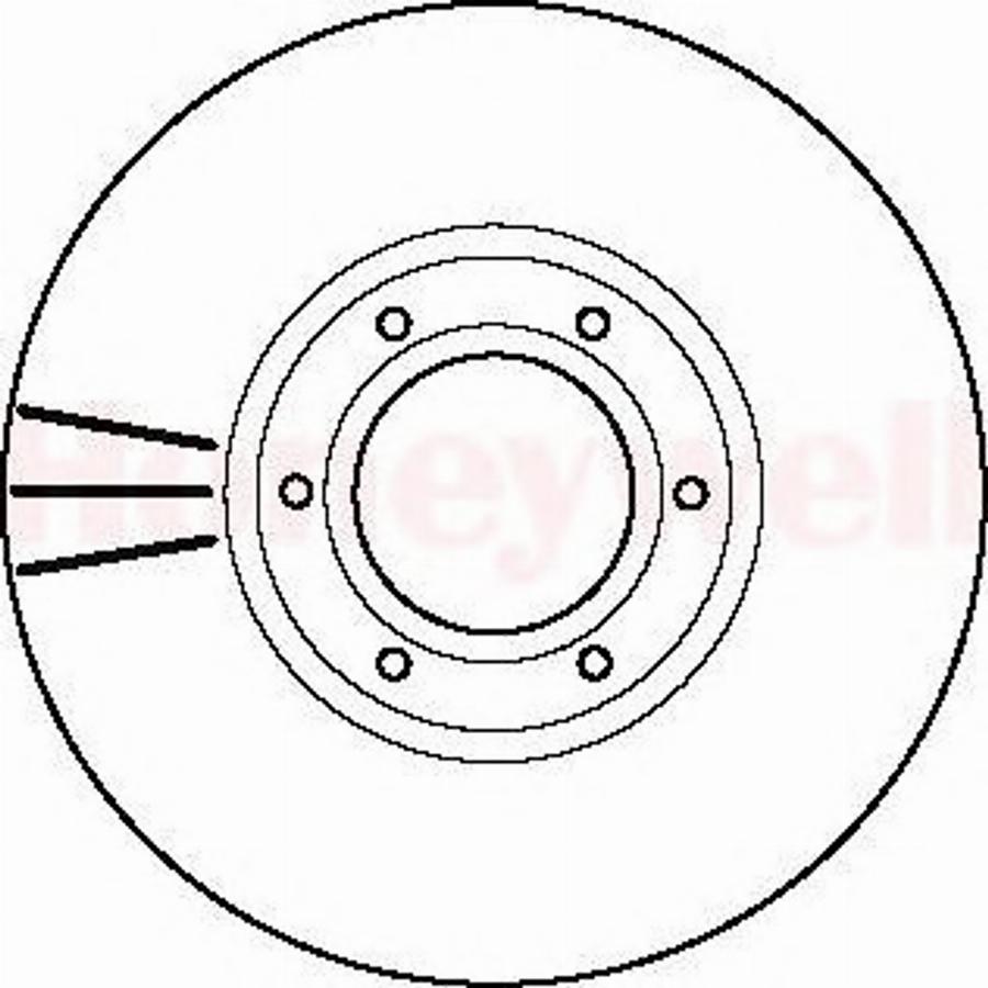 BENDIX 562105 B - Тормозной диск avtokuzovplus.com.ua