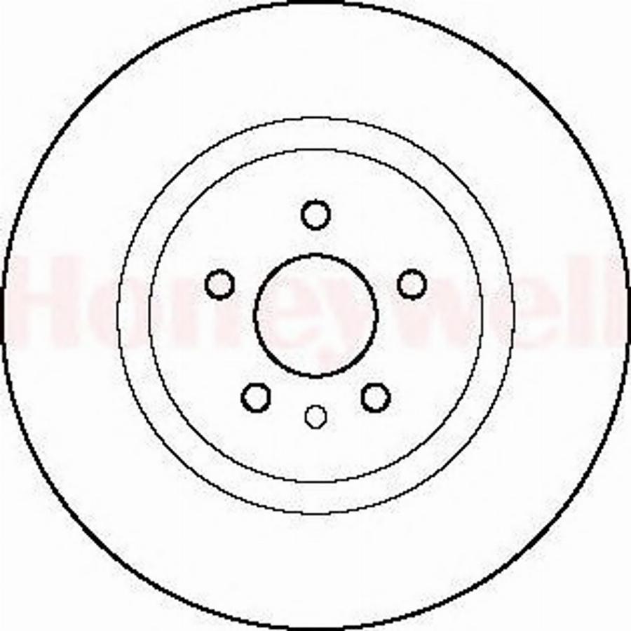 BENDIX 562106 B - Гальмівний диск autocars.com.ua