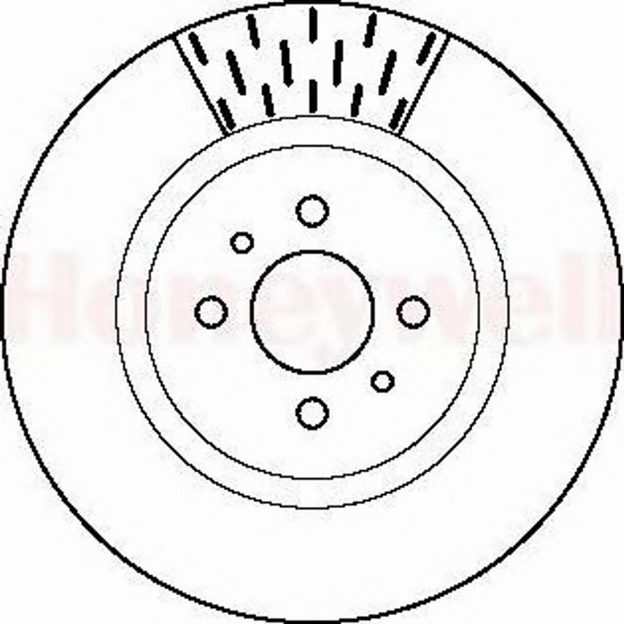 BENDIX 562108B - Гальмівний диск autocars.com.ua