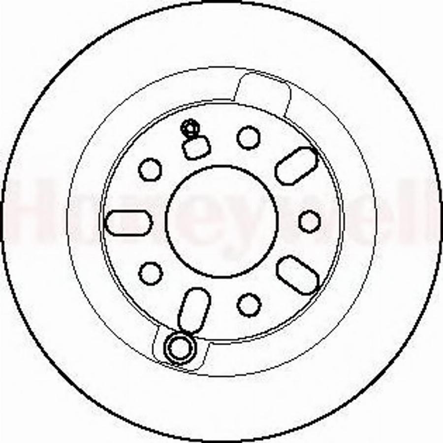 BENDIX 562113B - Гальмівний диск autocars.com.ua