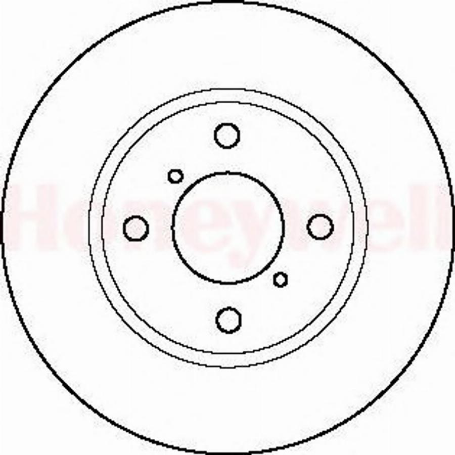 BENDIX 562124 B - Тормозной диск avtokuzovplus.com.ua