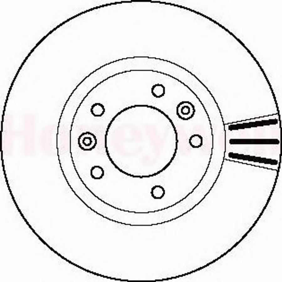 BENDIX 562126 B - Тормозной диск autodnr.net