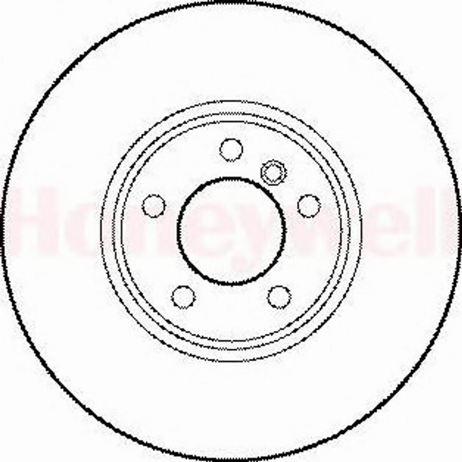 BENDIX 562134 B - Гальмівний диск autocars.com.ua