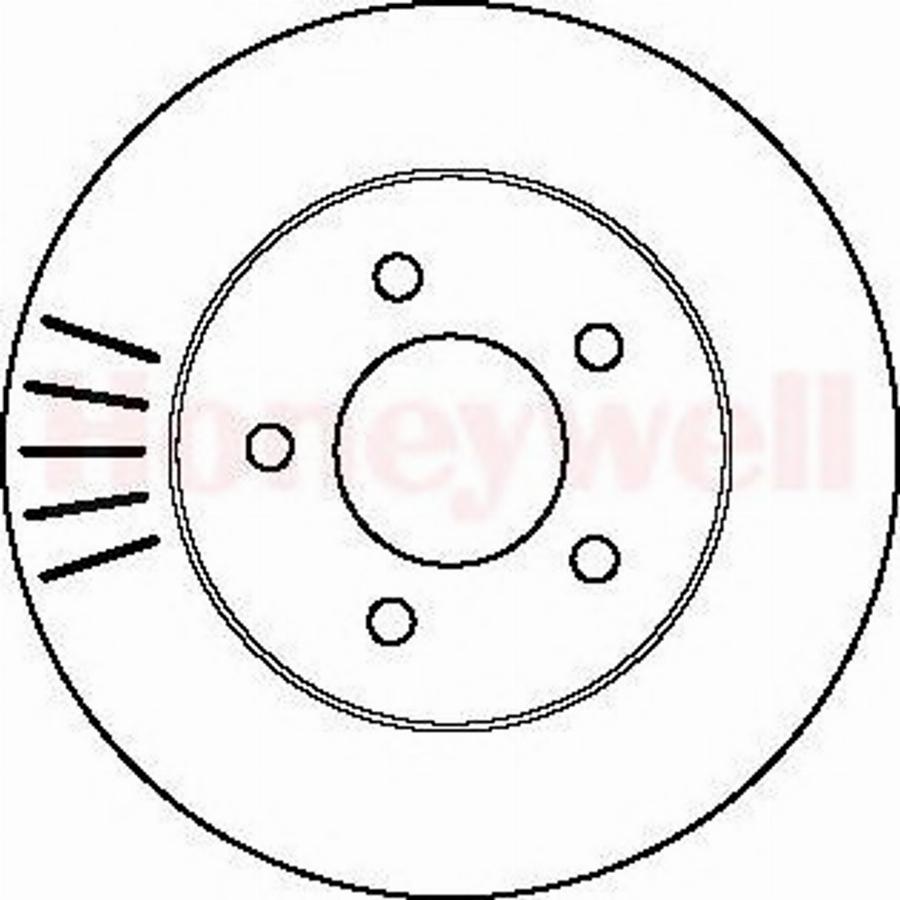 BENDIX 562137 B - Тормозной диск avtokuzovplus.com.ua