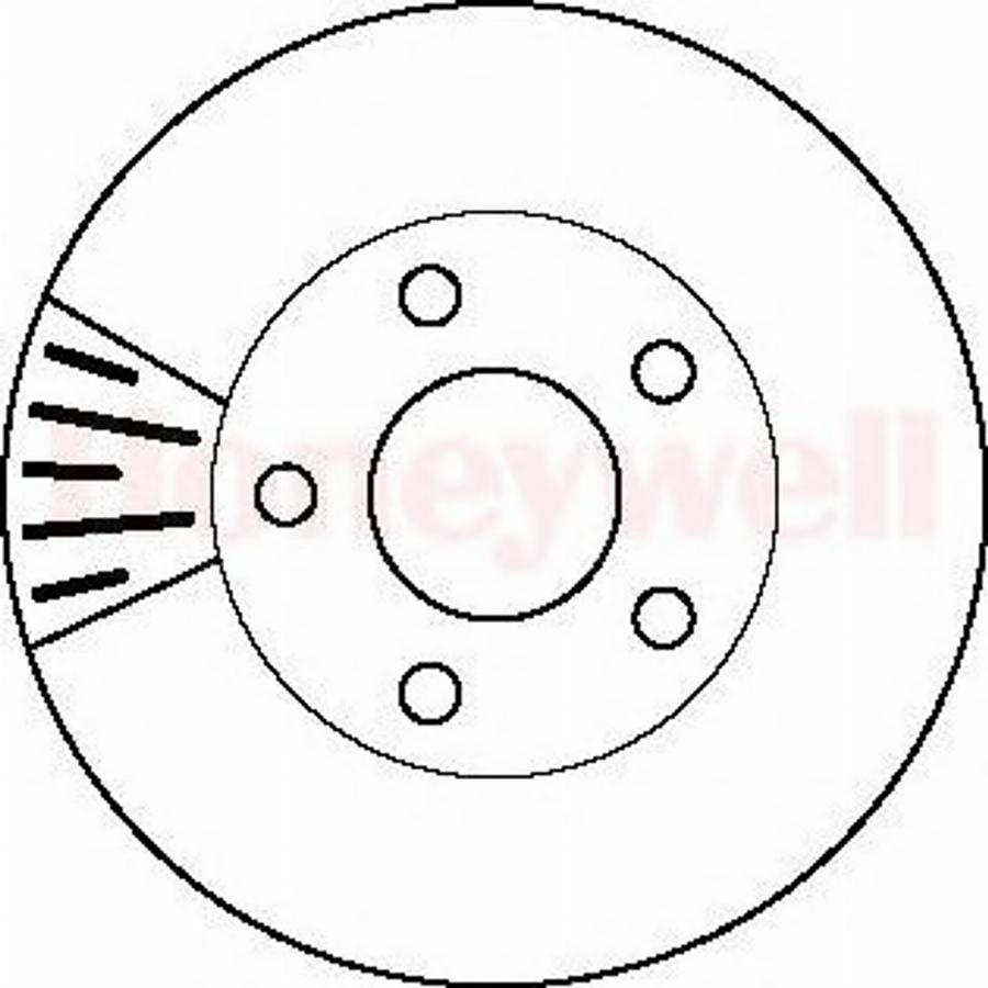 BENDIX 562160 B - Гальмівний диск autocars.com.ua