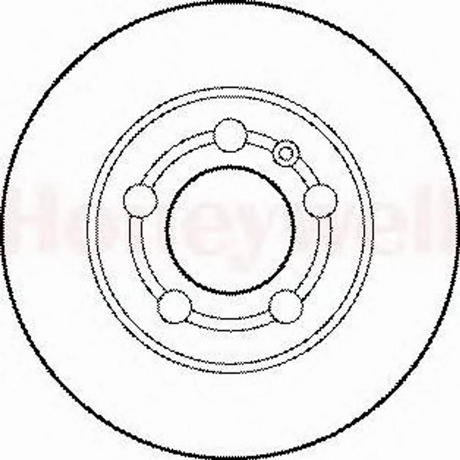 BENDIX 562177 B - Гальмівний диск autocars.com.ua