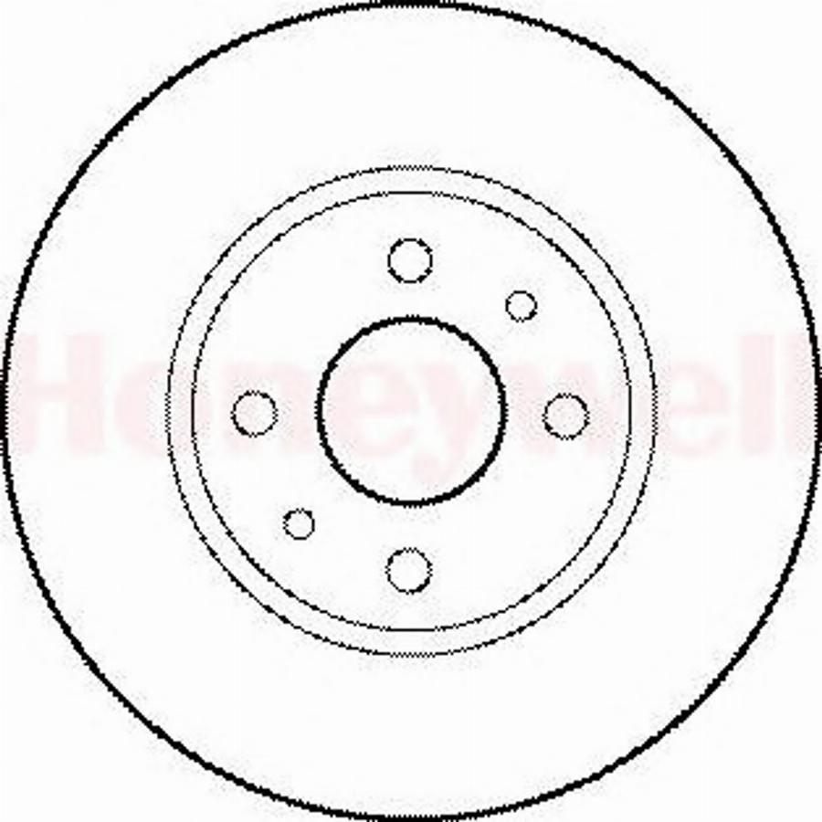 BENDIX 562178 B - Тормозной диск autodnr.net