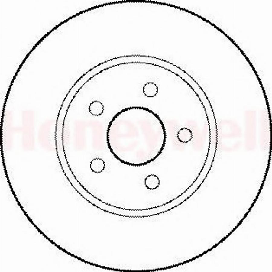 BENDIX 562180 B - Гальмівний диск autocars.com.ua