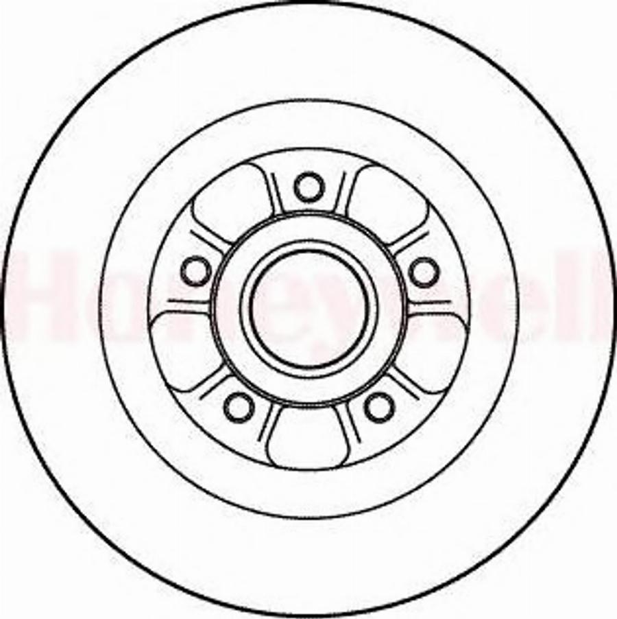 BENDIX 562184 B - Гальмівний диск autocars.com.ua