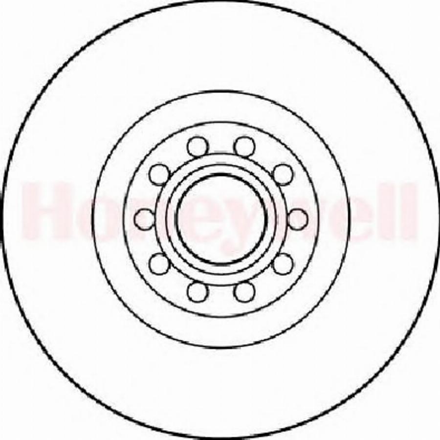 BENDIX 562205 B - Тормозной диск autodnr.net