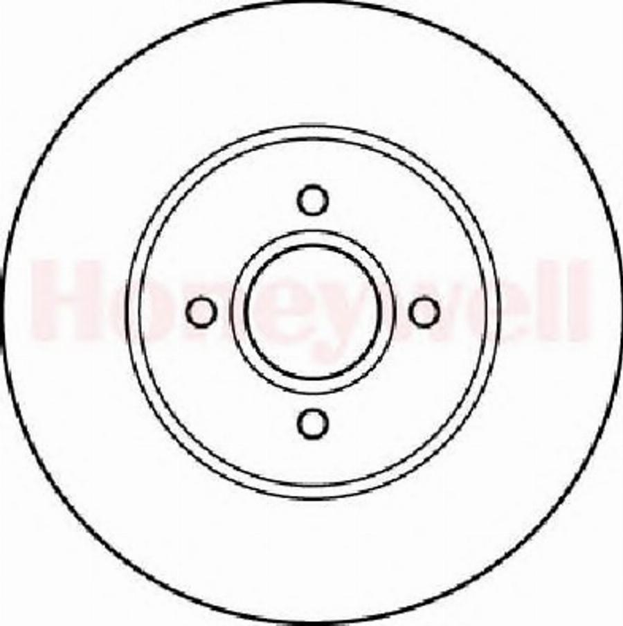 BENDIX 562206 B - Тормозной диск avtokuzovplus.com.ua