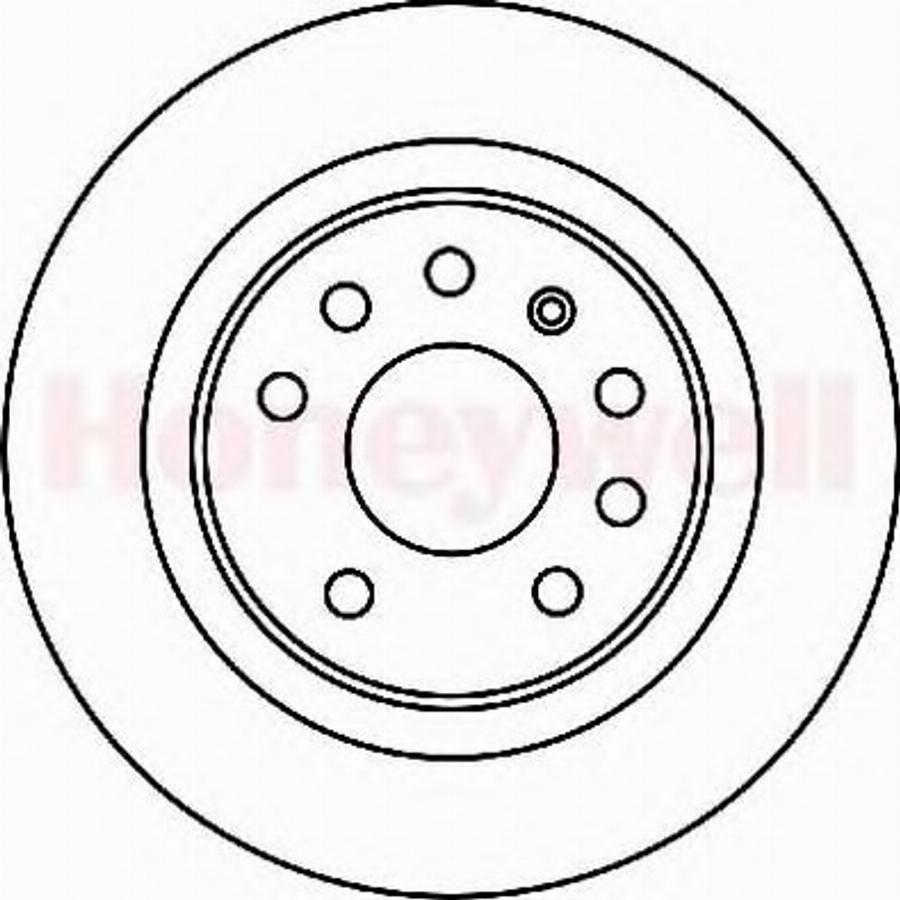 BENDIX 562229 B - Тормозной диск autodnr.net