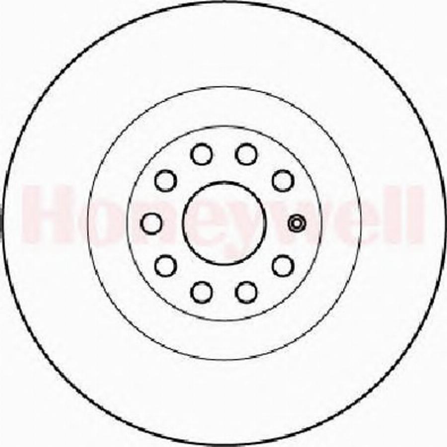 BENDIX 562239 B - Гальмівний диск autocars.com.ua