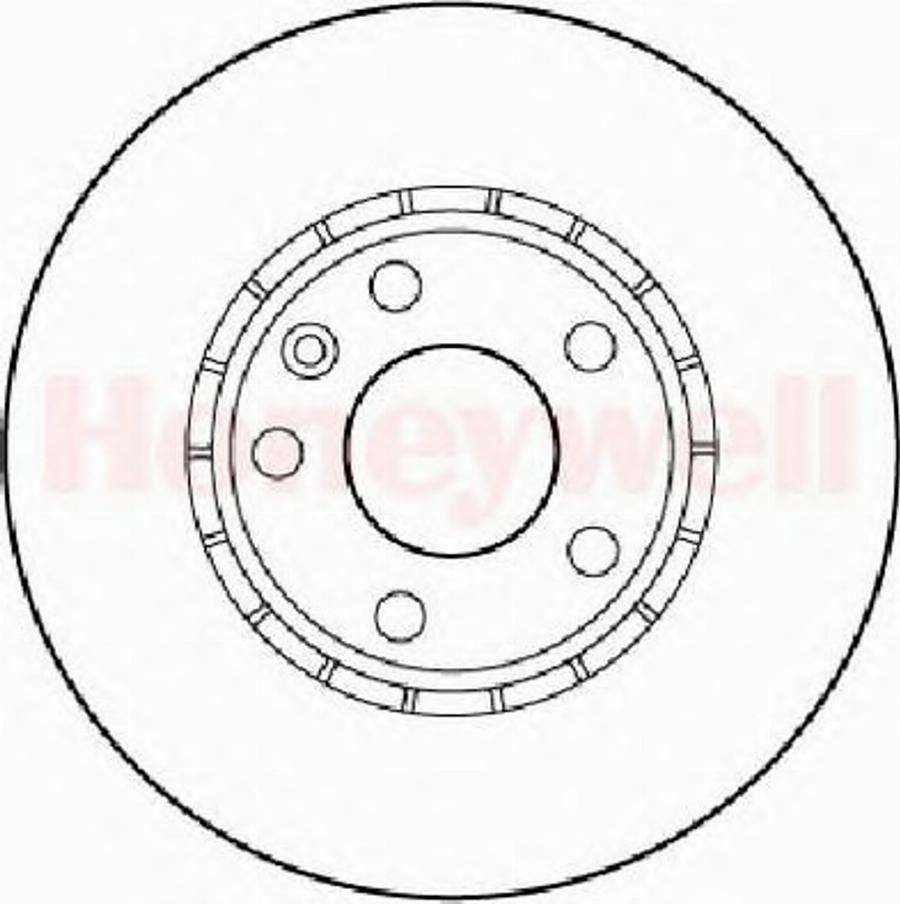 BENDIX 562241 B - Гальмівний диск autocars.com.ua