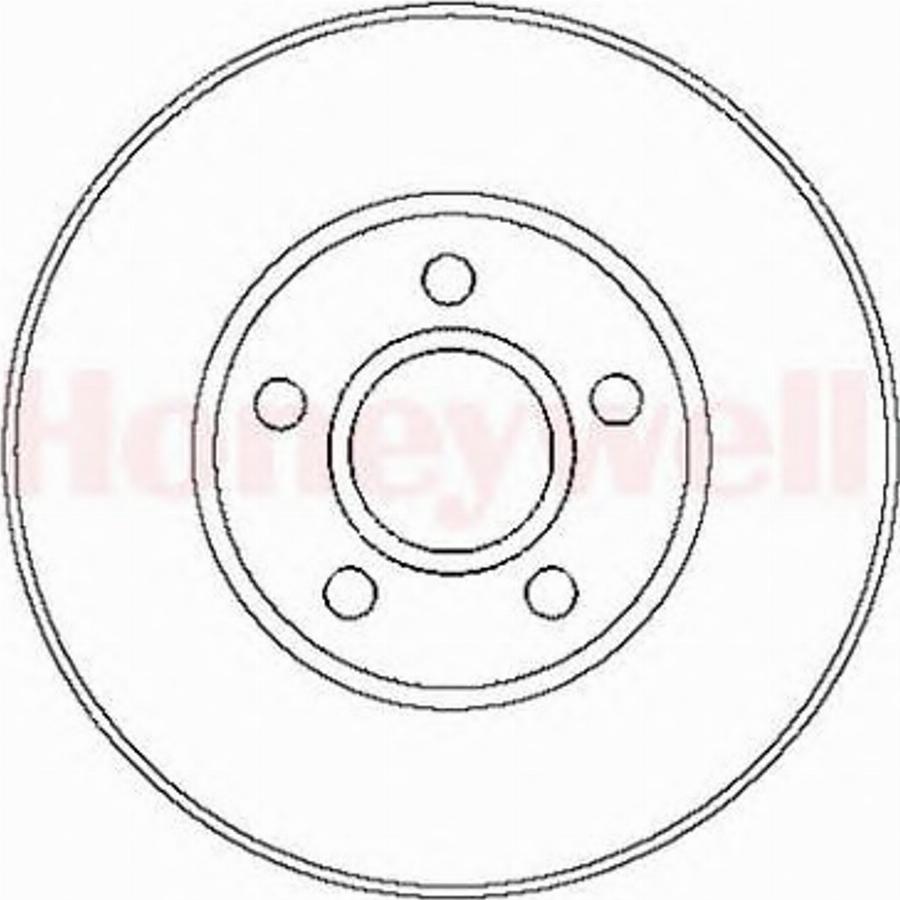 BENDIX 562251 B - Тормозной диск avtokuzovplus.com.ua