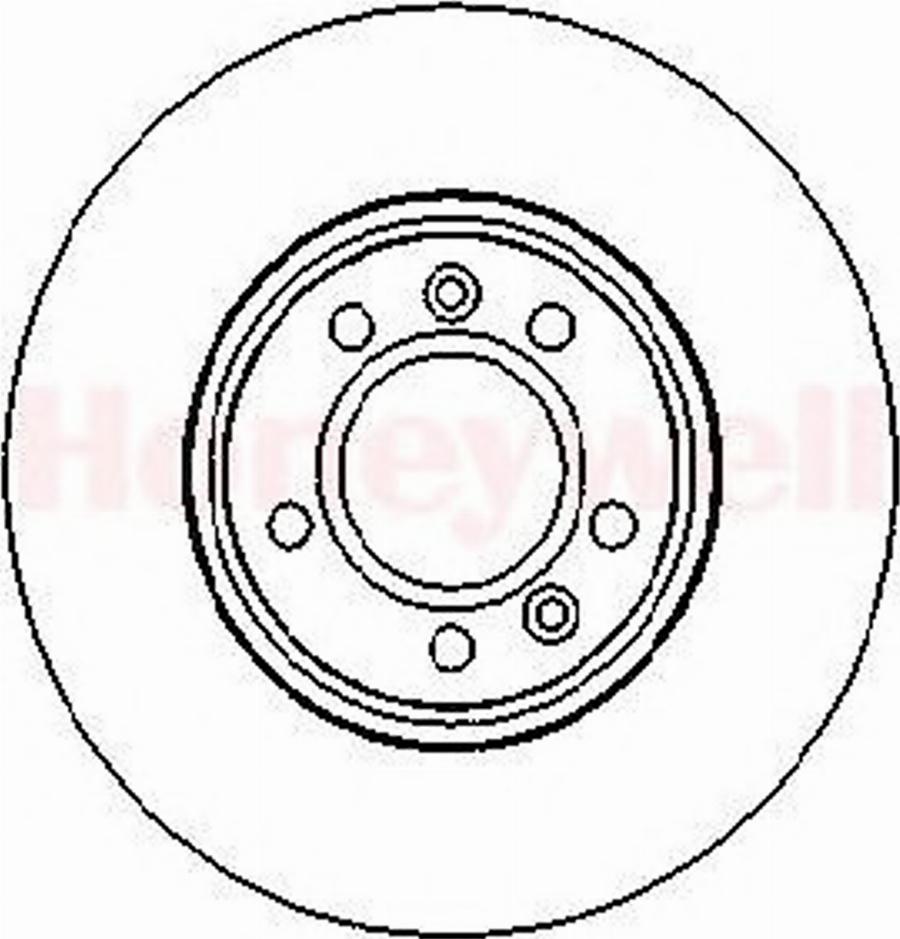 BENDIX 562266 B - Тормозной диск autodnr.net