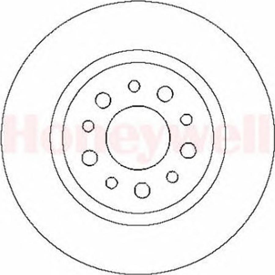 BENDIX 562275 B - Гальмівний диск autocars.com.ua