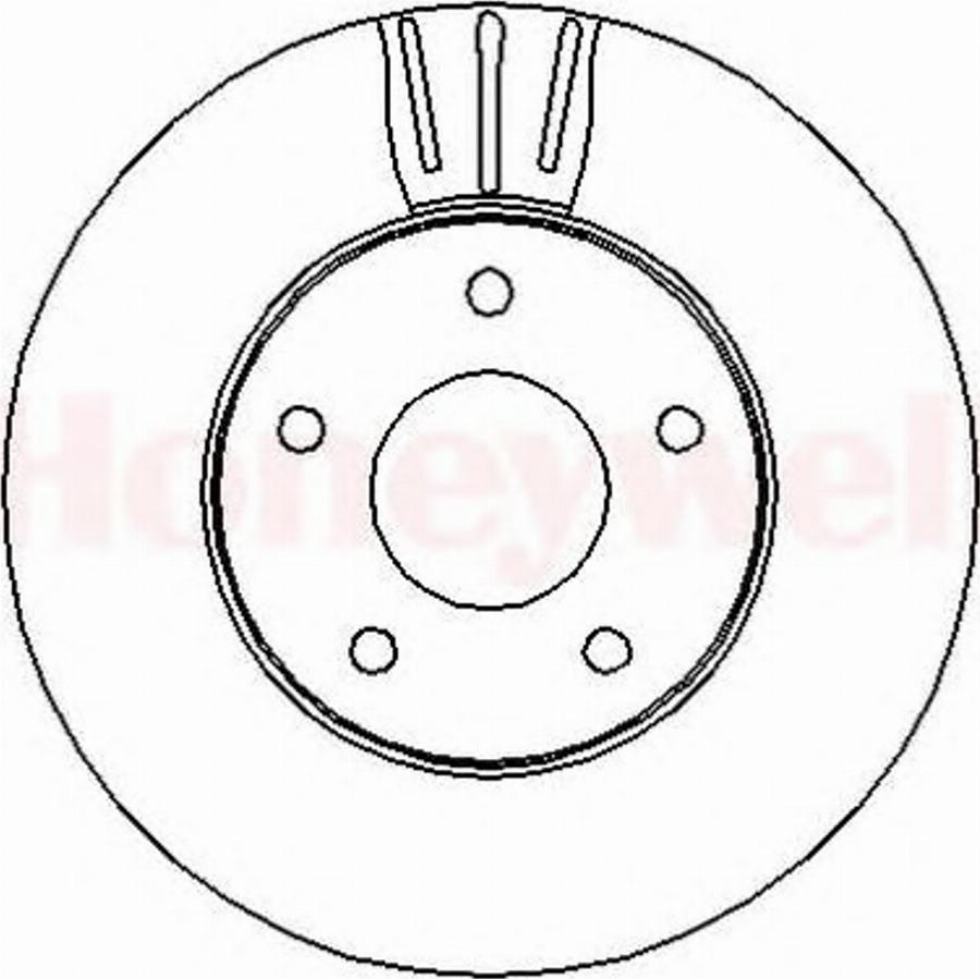 BENDIX 562281 B - Гальмівний диск autocars.com.ua